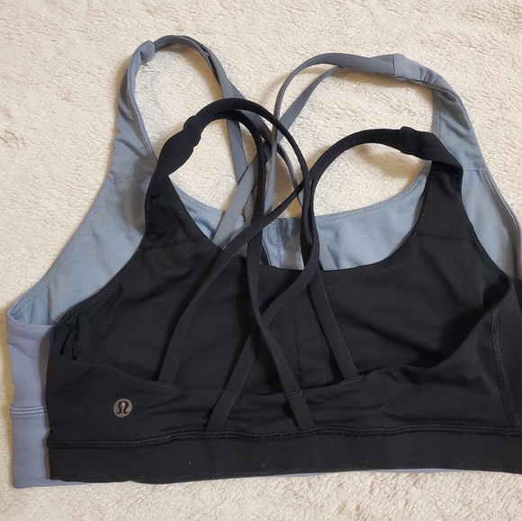 Lululemon Energy Bra Size 8? Black - Picture 5 of 7